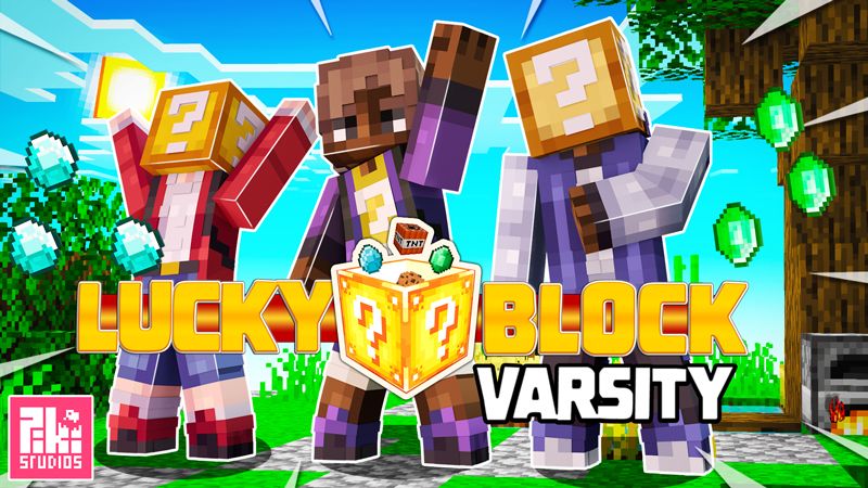 Lucky Block Varsity on the Minecraft Marketplace by Piki Studios