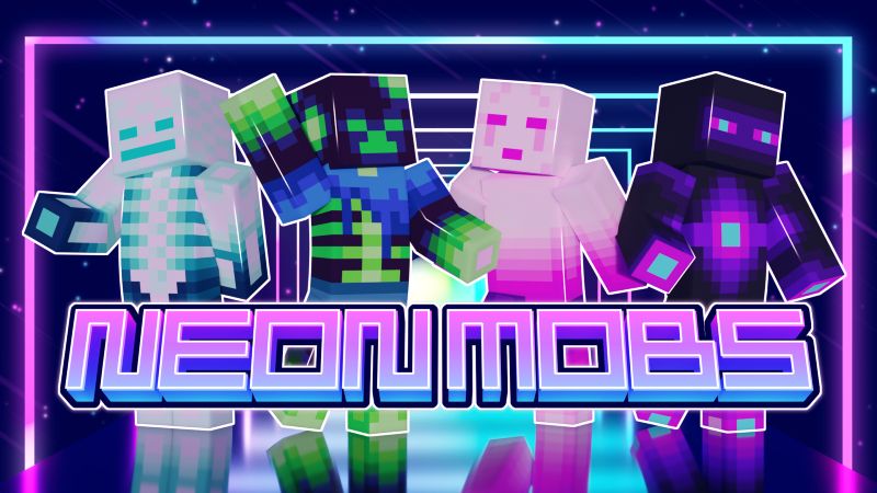 Neon Mobs on the Minecraft Marketplace by Piki Studios