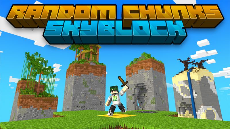 Random Chunks Skyblock on the Minecraft Marketplace by Piki Studios