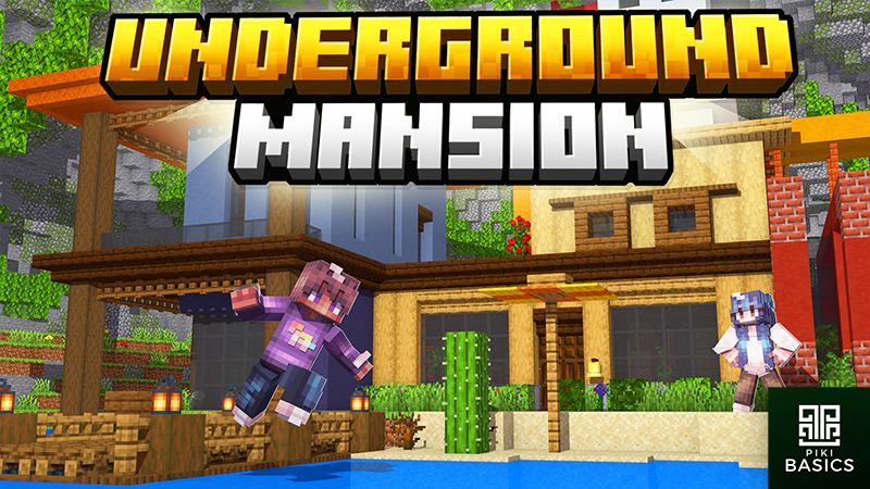 Underground Mansion on the Minecraft Marketplace by Piki Studios