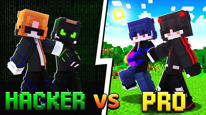 Hacker VS Pro on the Minecraft Marketplace by Pixel Smile Studios