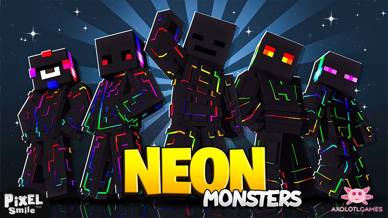 Neon Monsters on the Minecraft Marketplace by Pixel Smile Studios