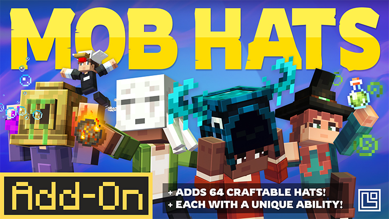 Mob Hats Add-On on the Minecraft Marketplace by Pixel Squared