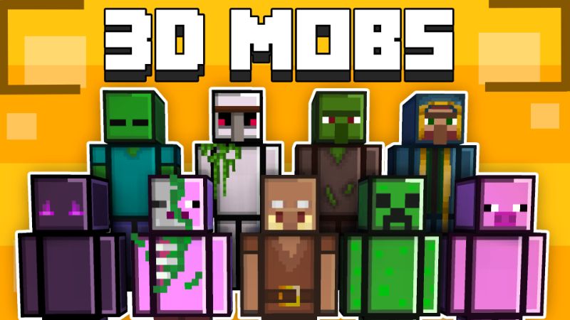 3D Mobs! on the Minecraft Marketplace by Pixelationz Studios