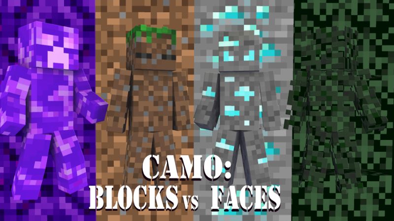 Camo: Blocks vs Faces on the Minecraft Marketplace by Pixelationz Studios