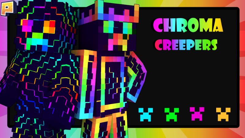 Chroma Creepers on the Minecraft Marketplace by Pixelationz Studios