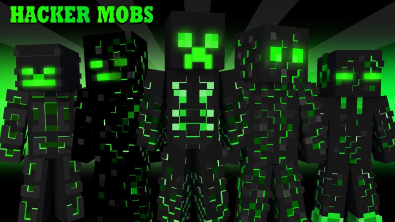 Hacker Mobs on the Minecraft Marketplace by Pixelationz Studios