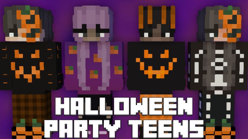 Halloween Party Teens on the Minecraft Marketplace by Pixelationz Studios