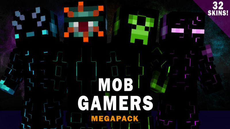 Mob Gamers Megapack on the Minecraft Marketplace by Pixelationz Studios