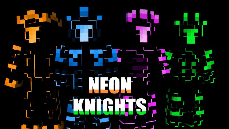 Neon Knights on the Minecraft Marketplace by Pixelationz Studios