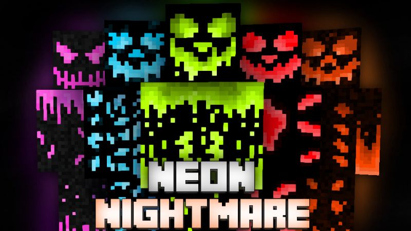 Neon Nightmare on the Minecraft Marketplace by Pixelationz Studios