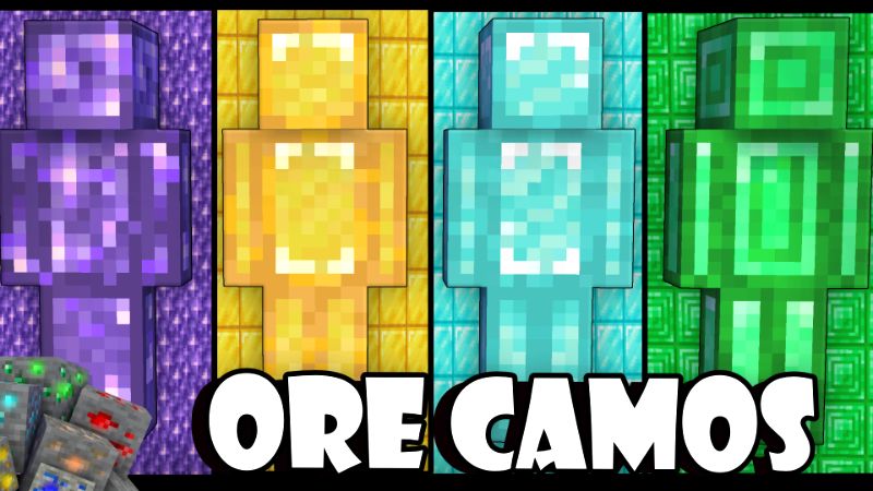 Ore Camos on the Minecraft Marketplace by Pixelationz Studios