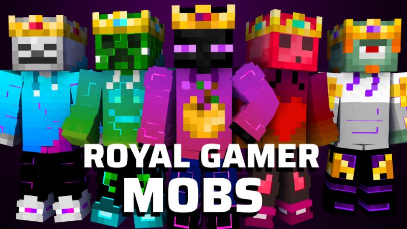 Royal Gamer Mobs on the Minecraft Marketplace by Pixelationz Studios