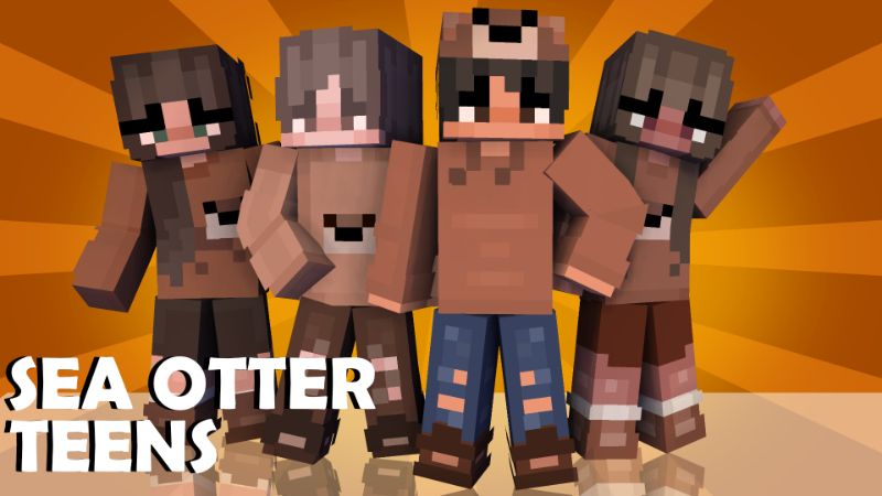 Sea Otter Teens on the Minecraft Marketplace by Pixelationz Studios