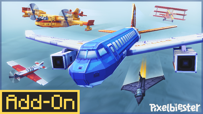 Airplanes Add-On on the Minecraft Marketplace by Pixelbiester