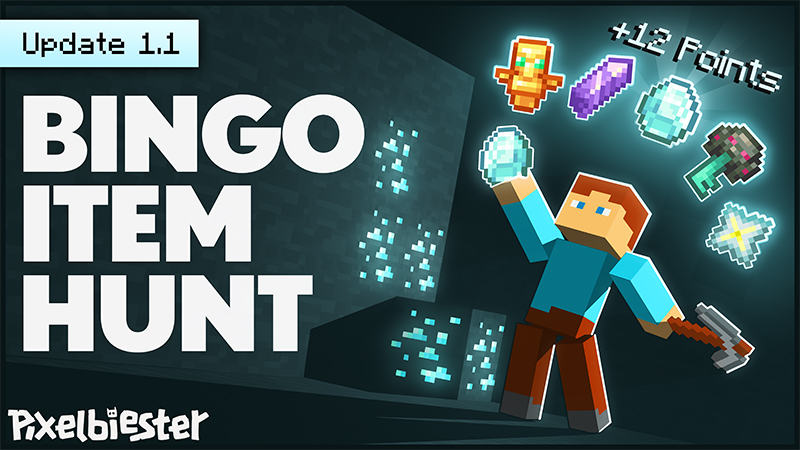 BINGO - Item Hunt 2.0 on the Minecraft Marketplace by Pixelbiester