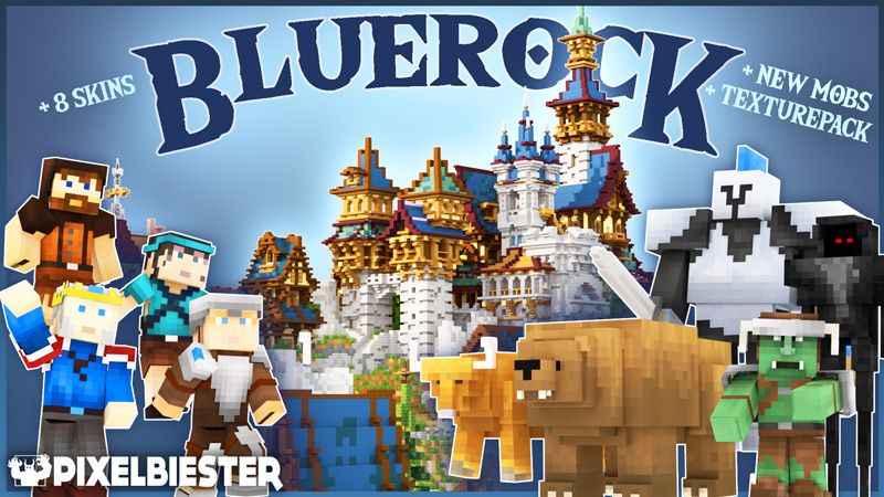 Bluerock Kingdom on the Minecraft Marketplace by Pixelbiester