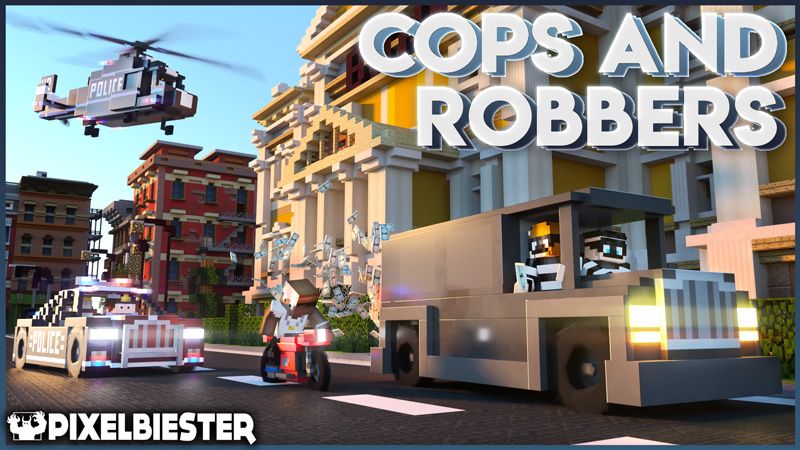 Cops and Robbers - Roleplay on the Minecraft Marketplace by Pixelbiester