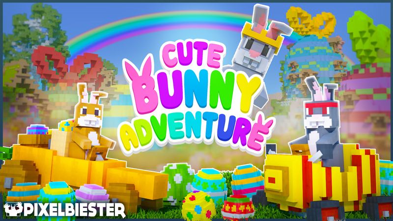 Cute Bunny Adventure on the Minecraft Marketplace by Pixelbiester