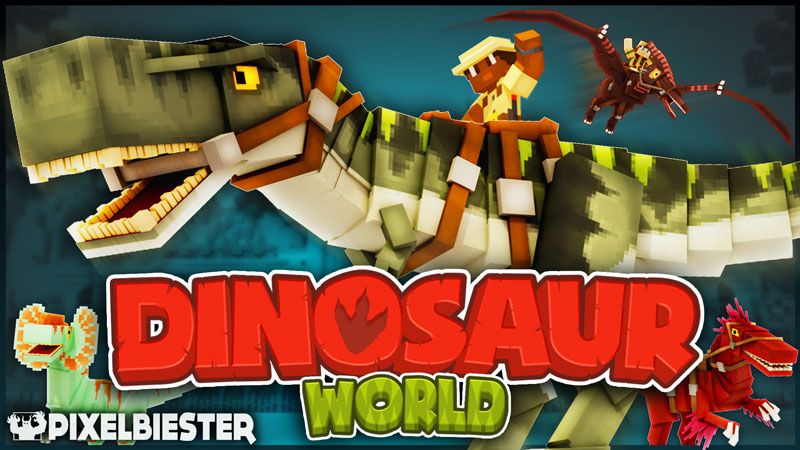 Dinosaur World on the Minecraft Marketplace by pixelbiester