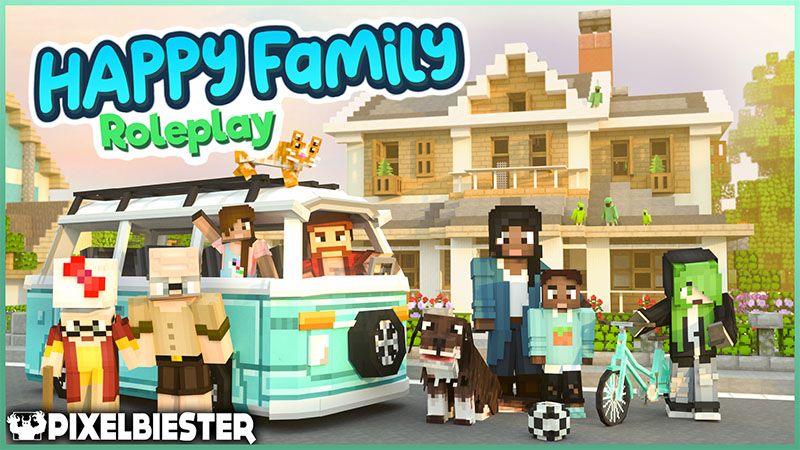 Happy Family - Roleplay on the Minecraft Marketplace by Pixelbiester