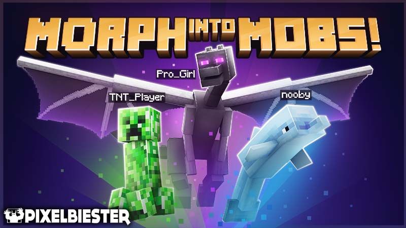 MORPH into MOBS! on the Minecraft Marketplace by pixelbiester