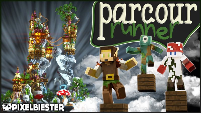 Parkour Runner on the Minecraft Marketplace by Pixelbiester