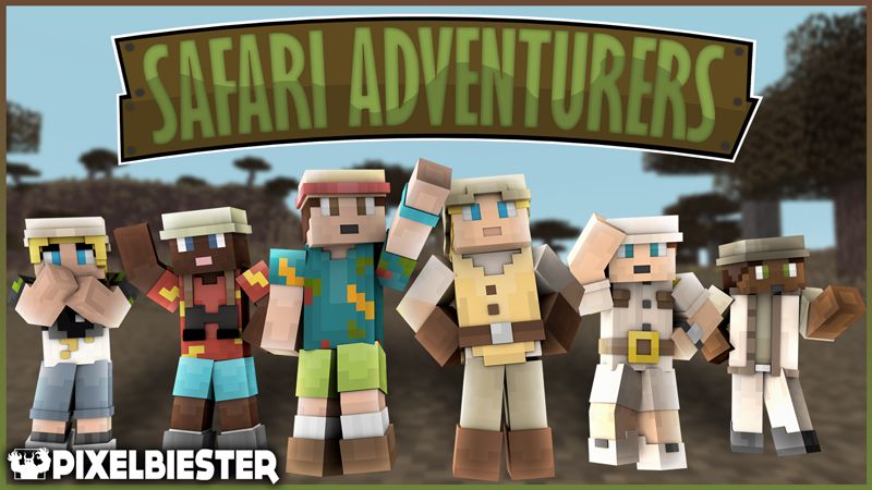 Safari Adventurers on the Minecraft Marketplace by Pixelbiester