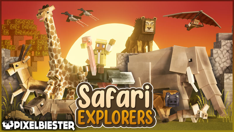 Safari Explorers on the Minecraft Marketplace by Pixelbiester