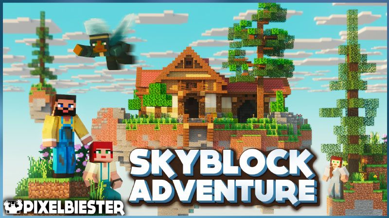 Skyblock Adventure on the Minecraft Marketplace by Pixelbiester