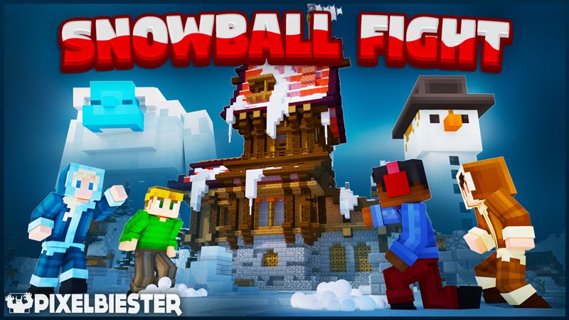 Snowball Fight on the Minecraft Marketplace by Pixelbiester