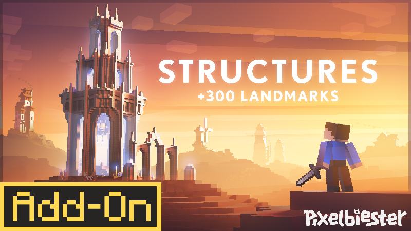 Structures Add-On on the Minecraft Marketplace by Pixelbiester