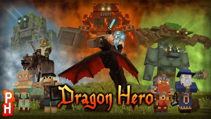 Dragon Hero on the Minecraft Marketplace by PixelHeads