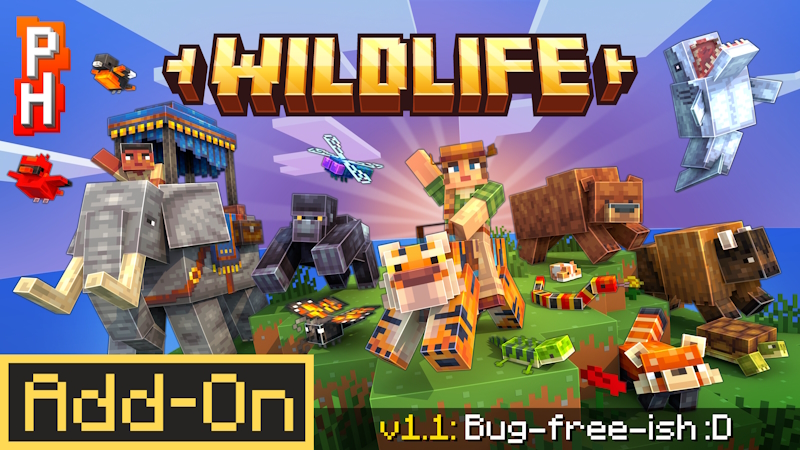 Wildlife Add-On v1.1 on the Minecraft Marketplace by PixelHeads