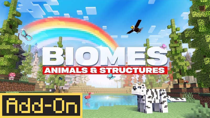 Biomes, Animals & Structures on the Minecraft Marketplace by Pixell Studio