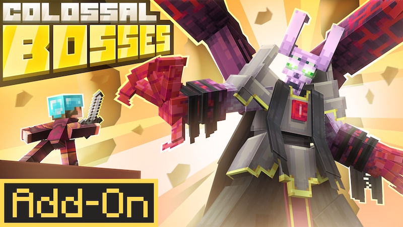 Colossal Bosses Add-on on the Minecraft Marketplace by Pixell Studio