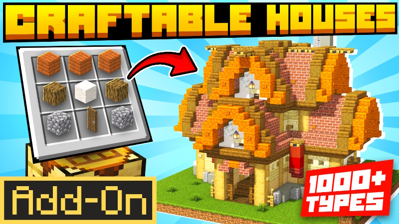 Craftable Houses Add-On on the Minecraft Marketplace by Pixell Studio