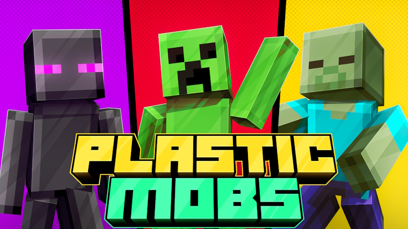 Plastic Mobs on the Minecraft Marketplace by Pixell Studio