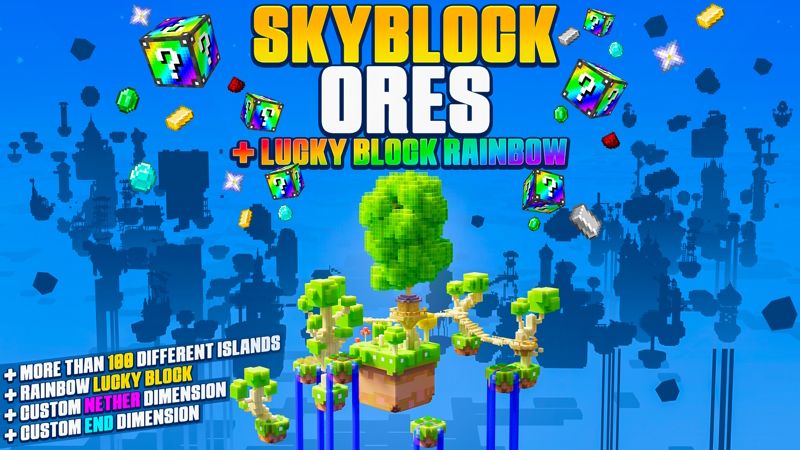 Skyblock Ores on the Minecraft Marketplace by Pixell Studio