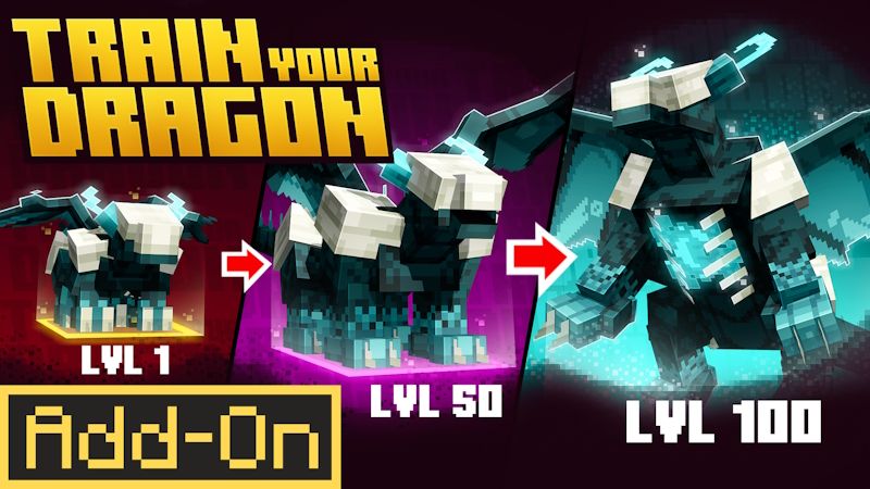 Train Your Dragon Add-on on the Minecraft Marketplace by Pixell Studio