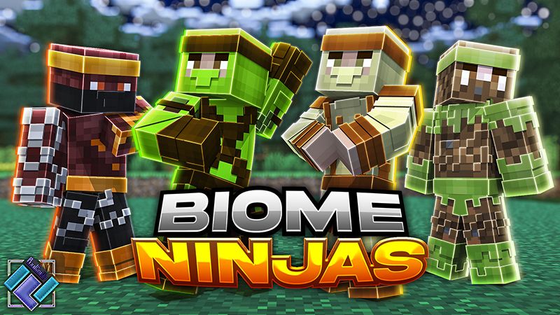 BIOME NINJAS on the Minecraft Marketplace by PixelOneUp