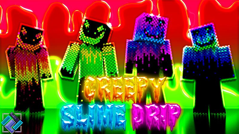 Creepy Slime Drip on the Minecraft Marketplace by PixelOneUp