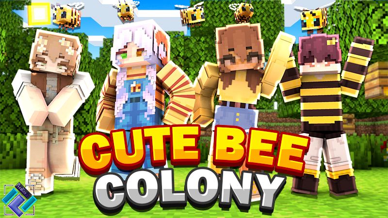 Cute Bee Colony on the Minecraft Marketplace by PixelOneUp