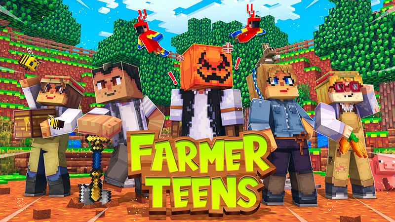 Farmer Teens on the Minecraft Marketplace by PixelOneUp