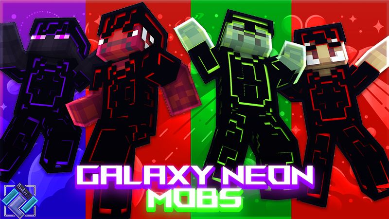 Galaxy Neon Mobs on the Minecraft Marketplace by PixelOneUp