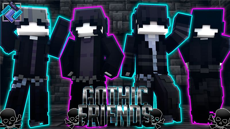 Gothic Friends on the Minecraft Marketplace by pixeloneup