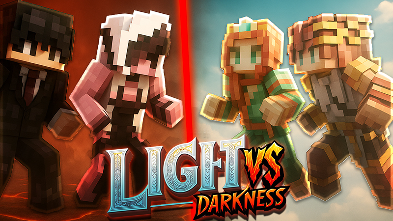 Light vs Darkness on the Minecraft Marketplace by PixelOneUp