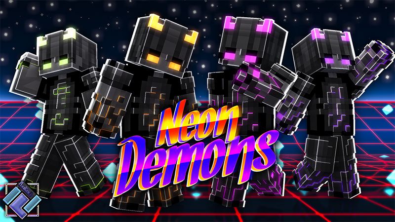 Neon Demons on the Minecraft Marketplace by PixelOneUp