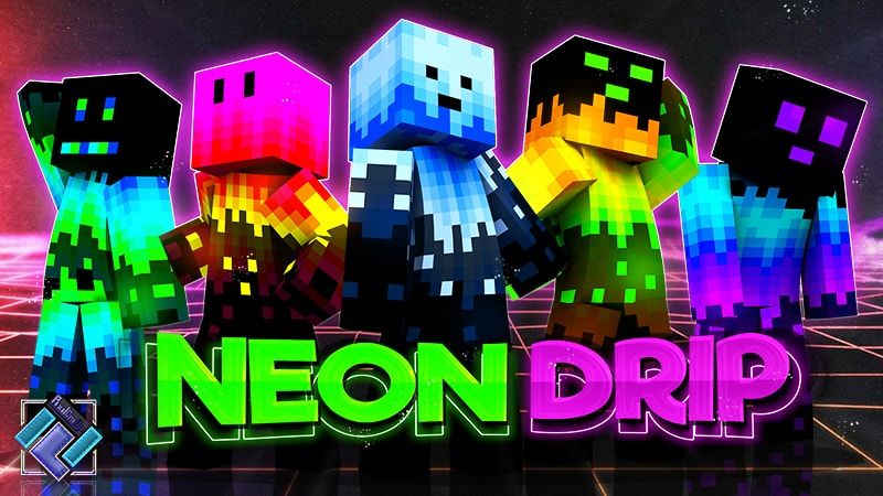 Neon Drip on the Minecraft Marketplace by PixelOneUp