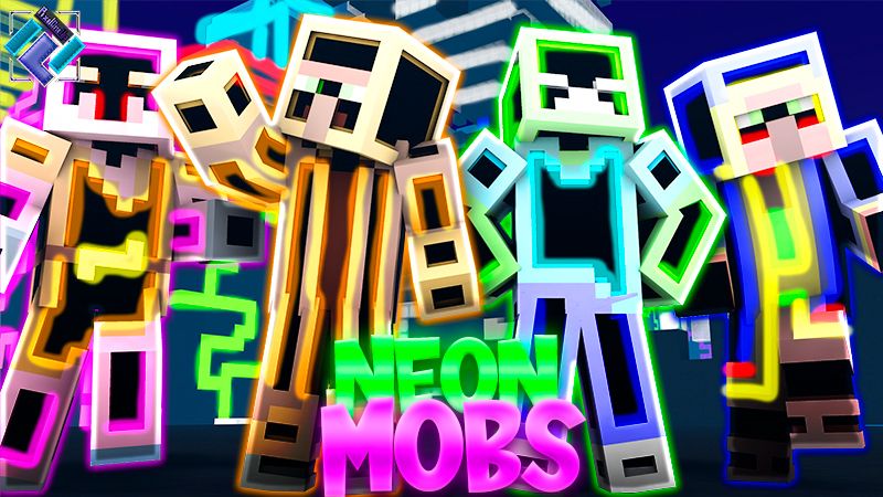 Neon Mobs on the Minecraft Marketplace by PixelOneUp